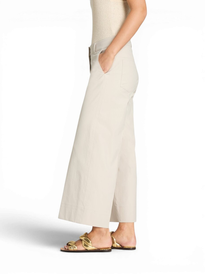 Lichtgrijze lange broek Cara Cambio