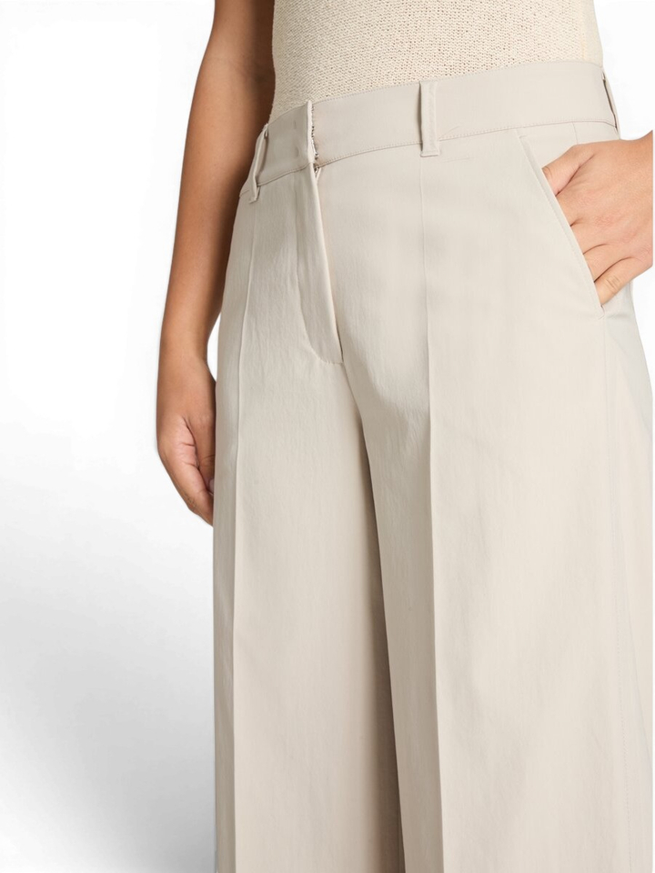 Lichtgrijze lange broek Cara Cambio