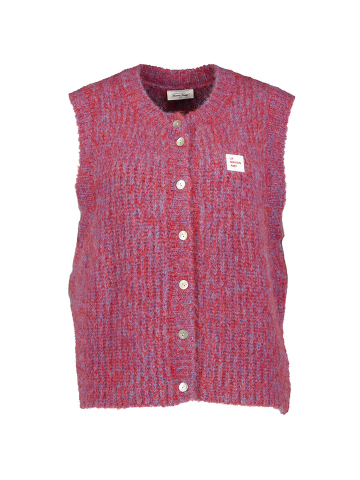 Multicolor gilet zonder mouwen American Vintage