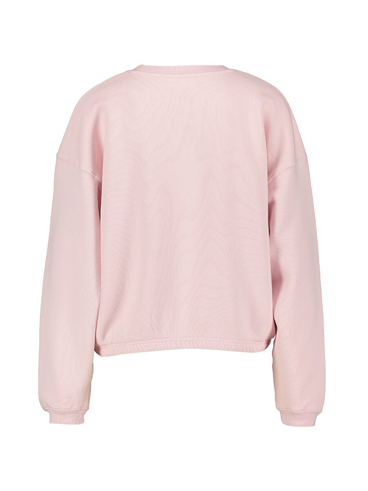 Licht roze katoenen sweater Izu American Vintage 