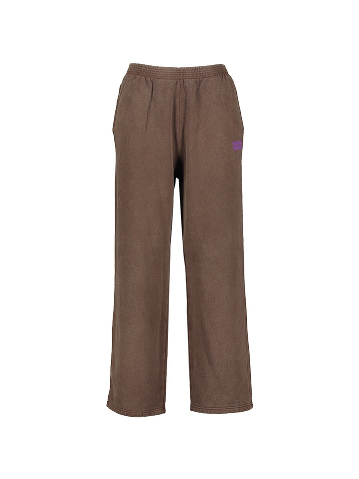 Donkerbruine jogging broek Pli American Vintage 