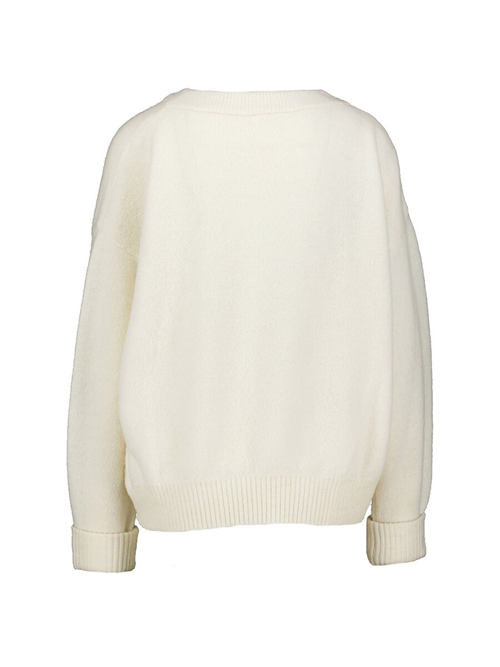 Ecru trui met alpaca Vito American Vintage