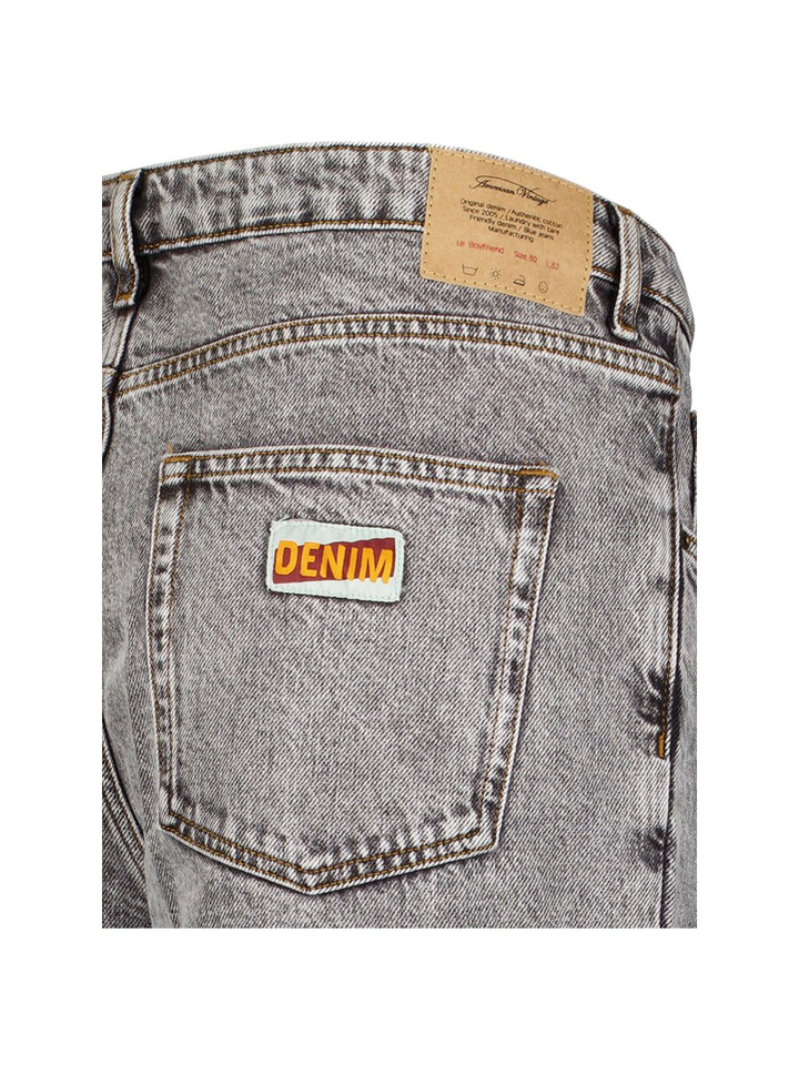Grijze loose fit jeans Yop American Vintage