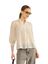 Beige bloes met zwarte bloemen Jannet Shirt Numph