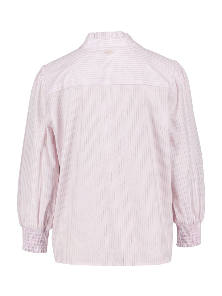 Witte bloes met roze strepen Lili Numph