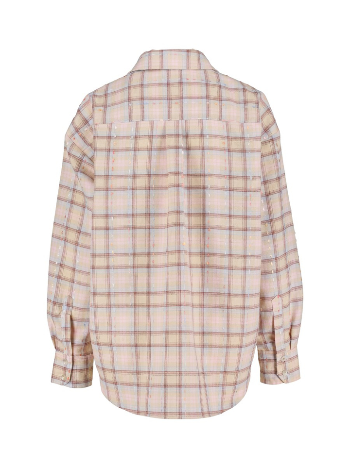 Multiclor bloes met geborduurde bloemen Maggi Shirt Numph