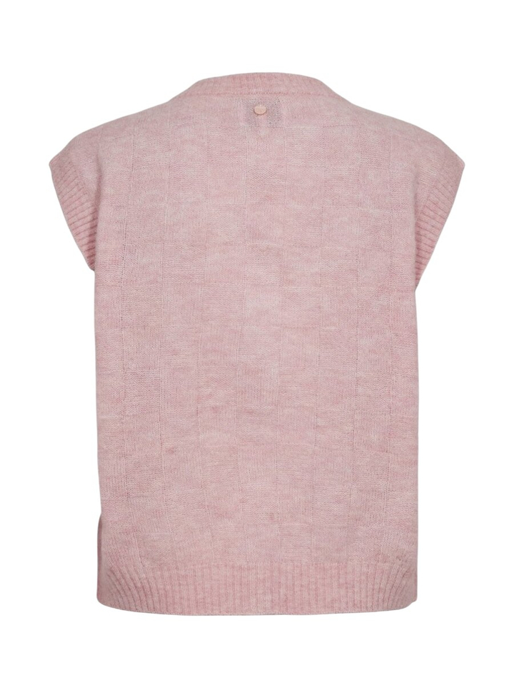 Lichtroze cardigan Riette Vest Numph