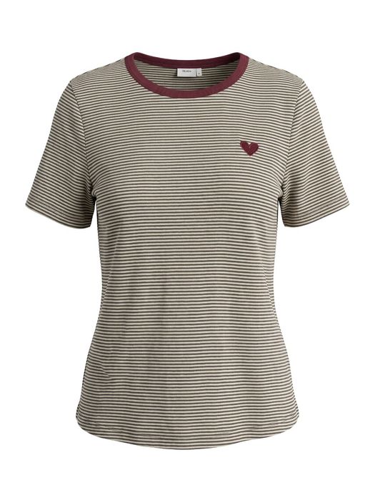Gestreepte T-shirt met ronde hals Alexa T-shirt Numph