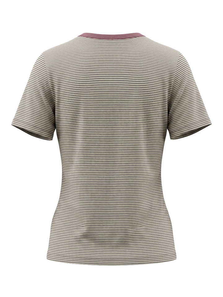 Gestreepte T-shirt met ronde hals Alexa T-shirt Numph