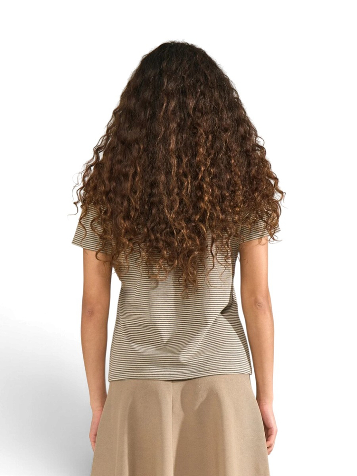 Gestreepte T-shirt met ronde hals Alexa T-shirt Numph