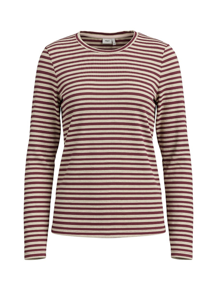 Gestreepte T-shirt met glitterdraad Rixie T-shirt Numph 