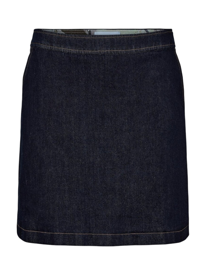 Blauwe korte jeansrok Aletta Numph