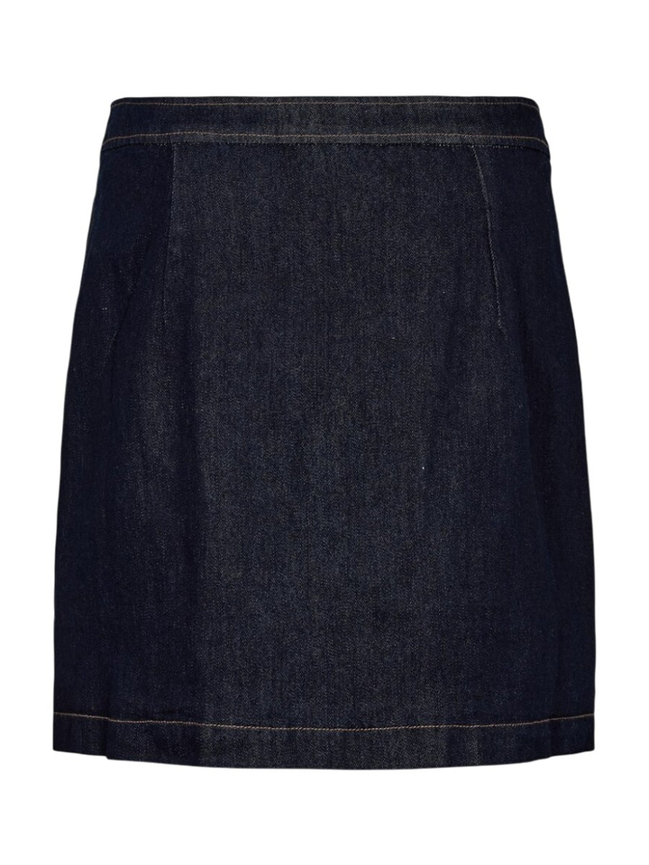 Blauwe korte jeansrok Aletta Numph