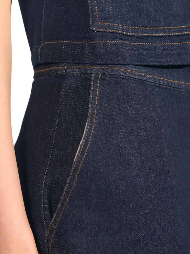 Blauwe korte jeansrok Aletta Numph