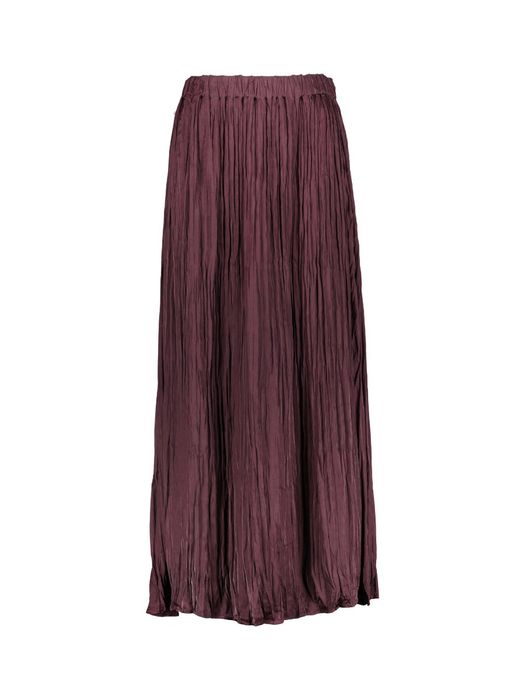Bordeaux kleurige plooirok met elastiek Fea Skirt Numph