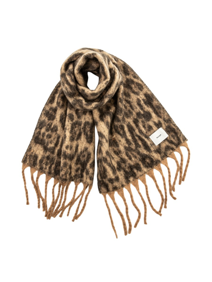 Beige sjaal in dierenprint Penja Numph