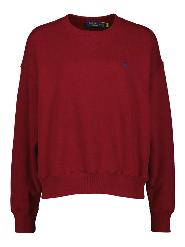 Rode trui met ronde hals Ralph Lauren