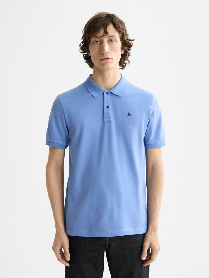 Lichtblauwe polo Scotch&Soda