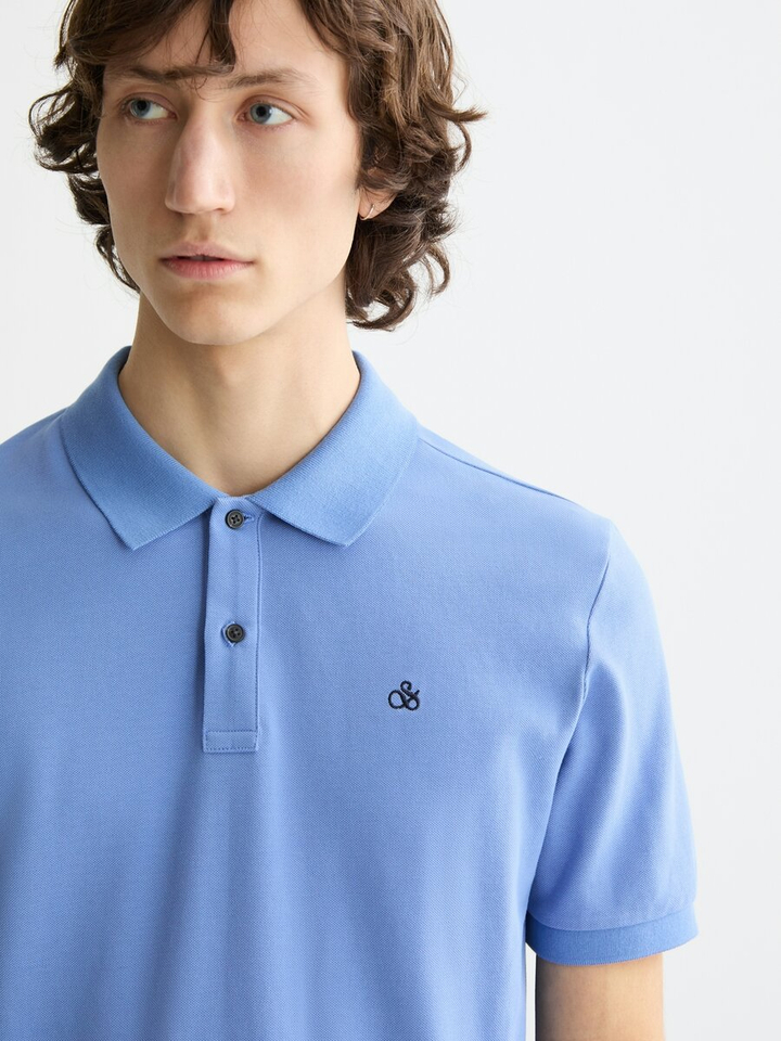 Lichtblauwe polo Scotch&Soda