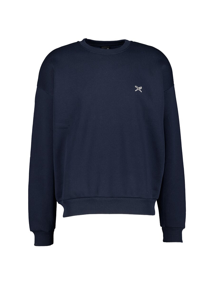 Blauwe trui met ronde hals Iriedaily