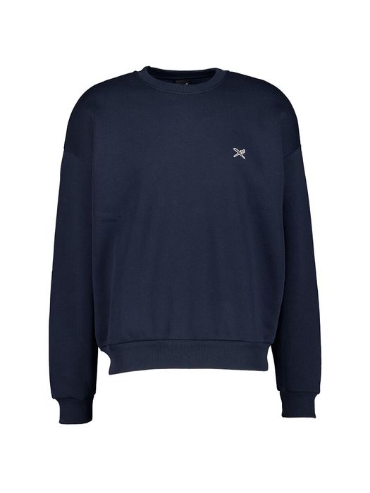 Blauwe trui met ronde hals Iriedaily