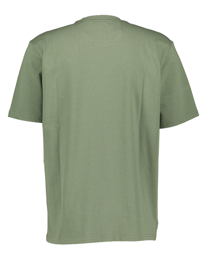 Groene katoenen t-shirt met merklogo Dstrezzed