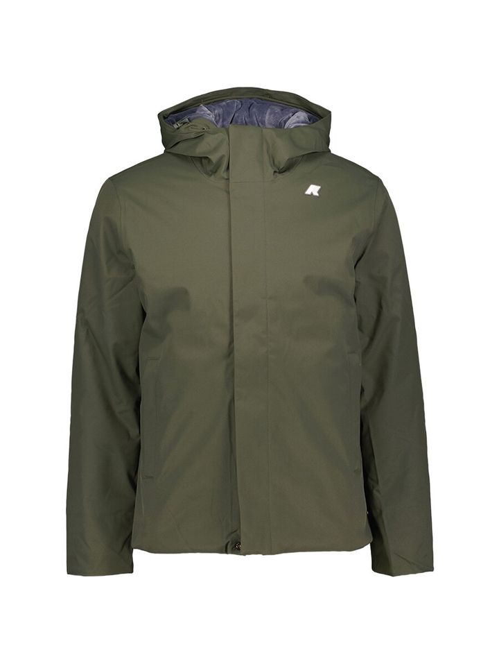 Kaki water en winddichte jas Jacko Twill K-way 