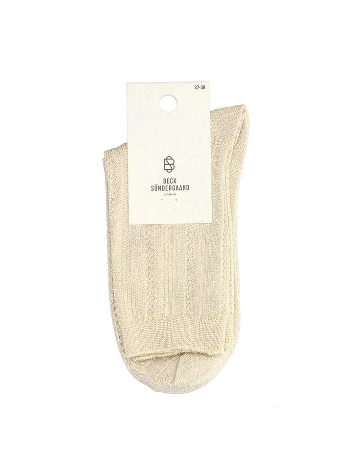 Sand dollor sokken met glitter Beck Sondergaard 