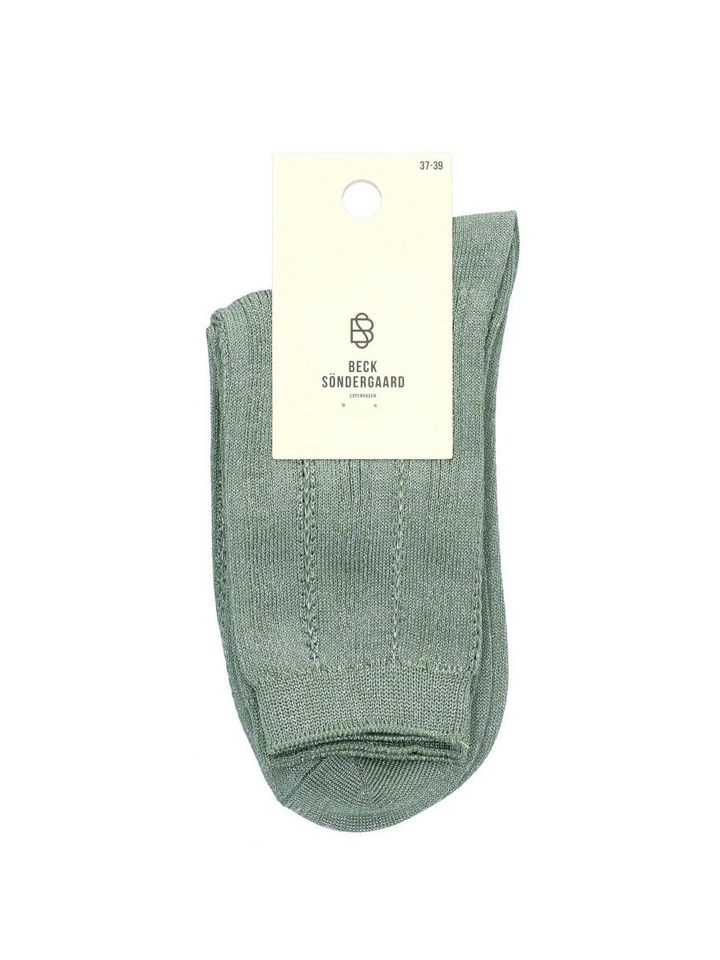 Mistletoe green sokken met glitter Beck Sondergaard