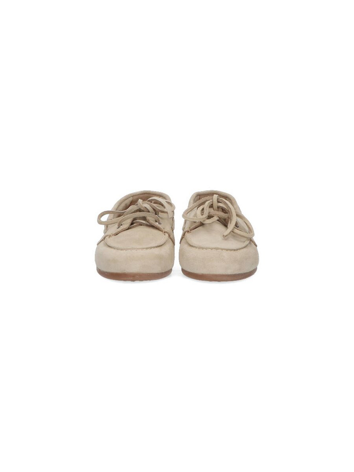 Zandkleurige bootschoenen Boatloafer Posa