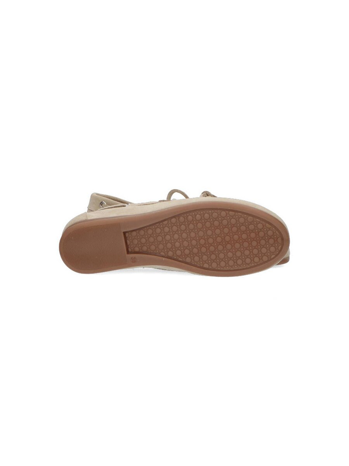 Zandkleurige bootschoenen Boatloafer Posa