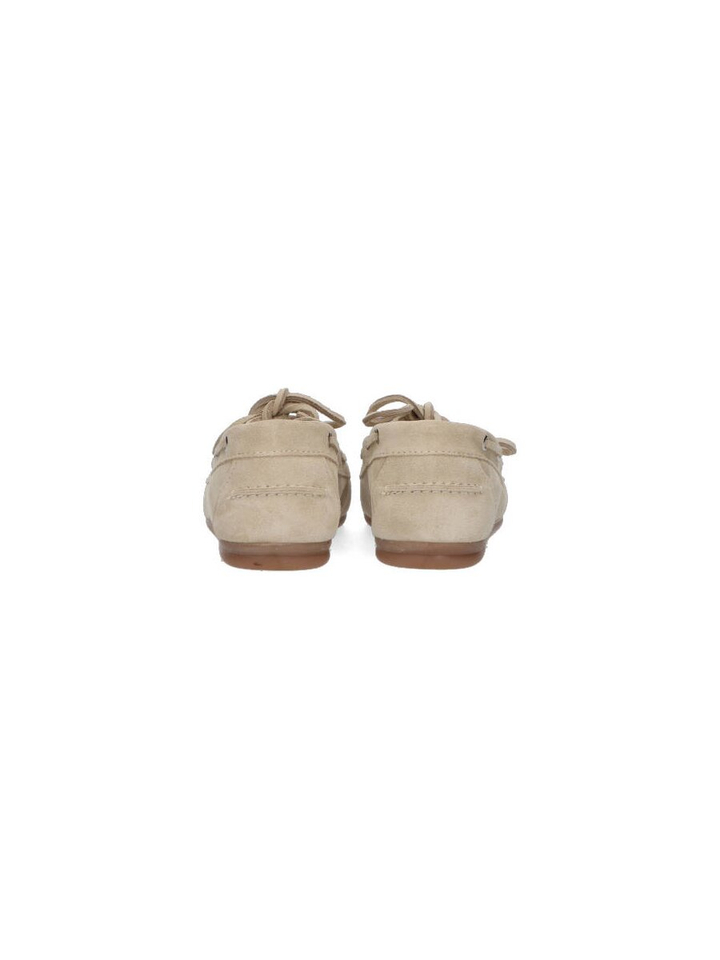 Zandkleurige bootschoenen Boatloafer Posa