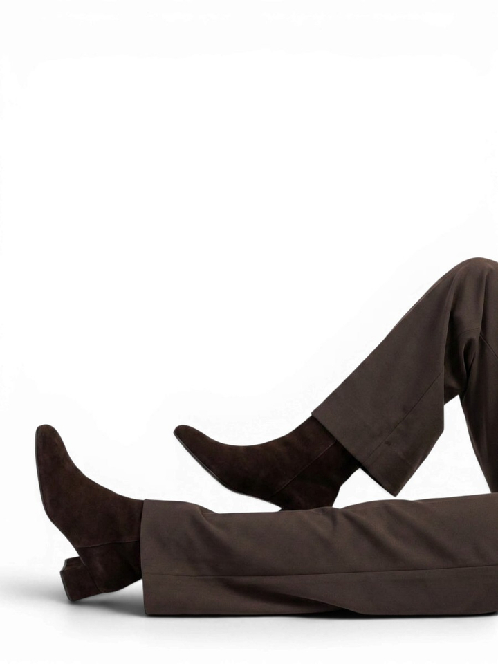Bruine boots met blokhak Gabor 