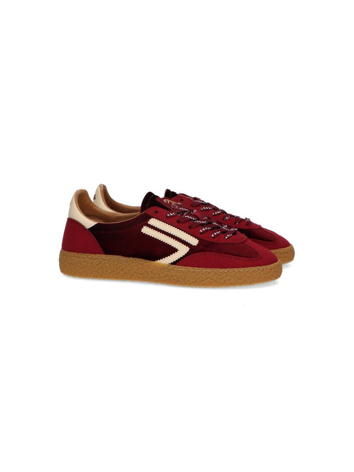 Bordeaux lage sneakers Puraai