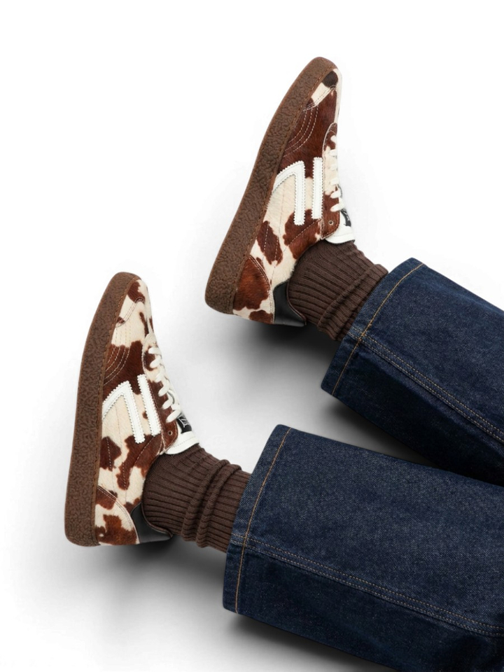 Lage sneakers in dierenprint Puraai