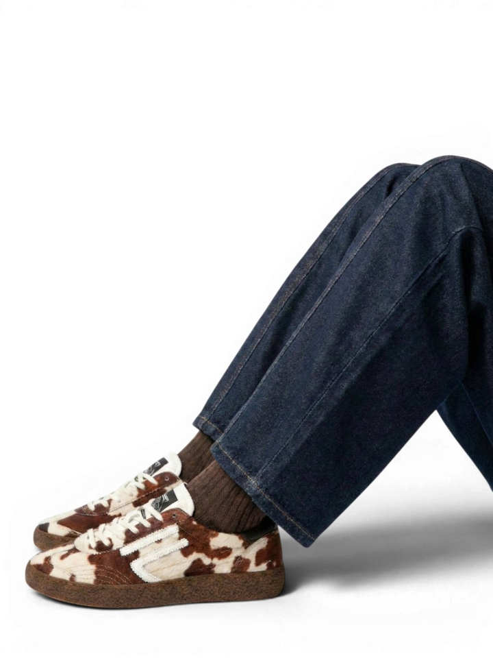 Lage sneakers in dierenprint Puraai