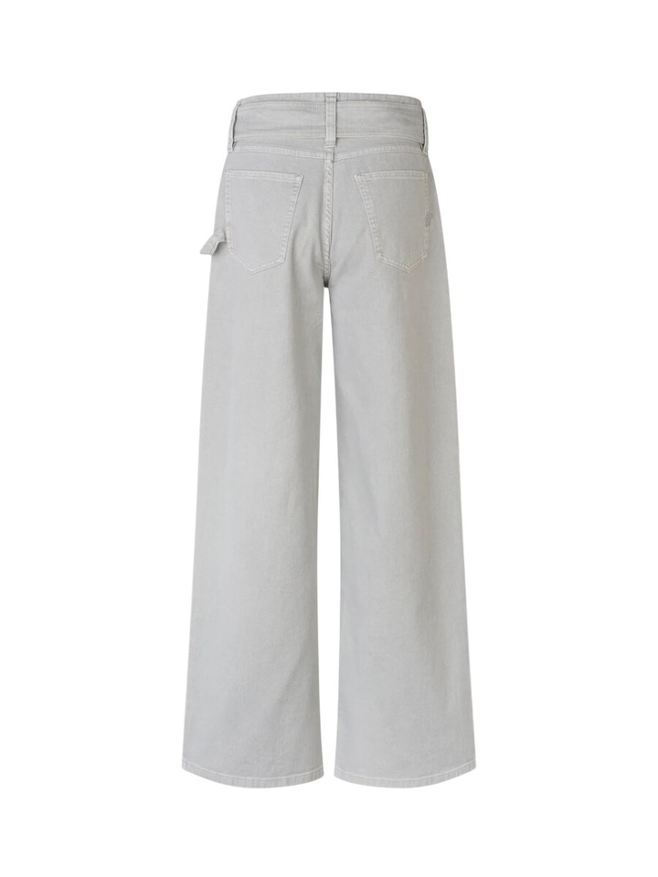 Grijze wide fit jeans met riem Nadja Baum Und Pferdgarten 