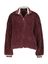 Bordeaux bomberjas in teddy Poppi Como 