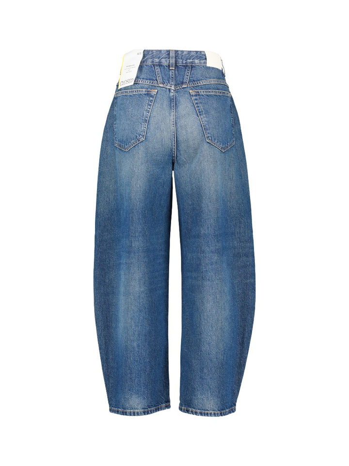 Donkerblauwe tapered fit jeans Closed 