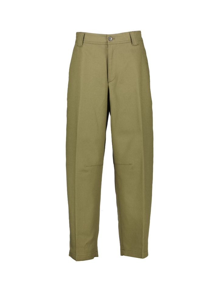 Kaki groene barrel fit broek Closed 