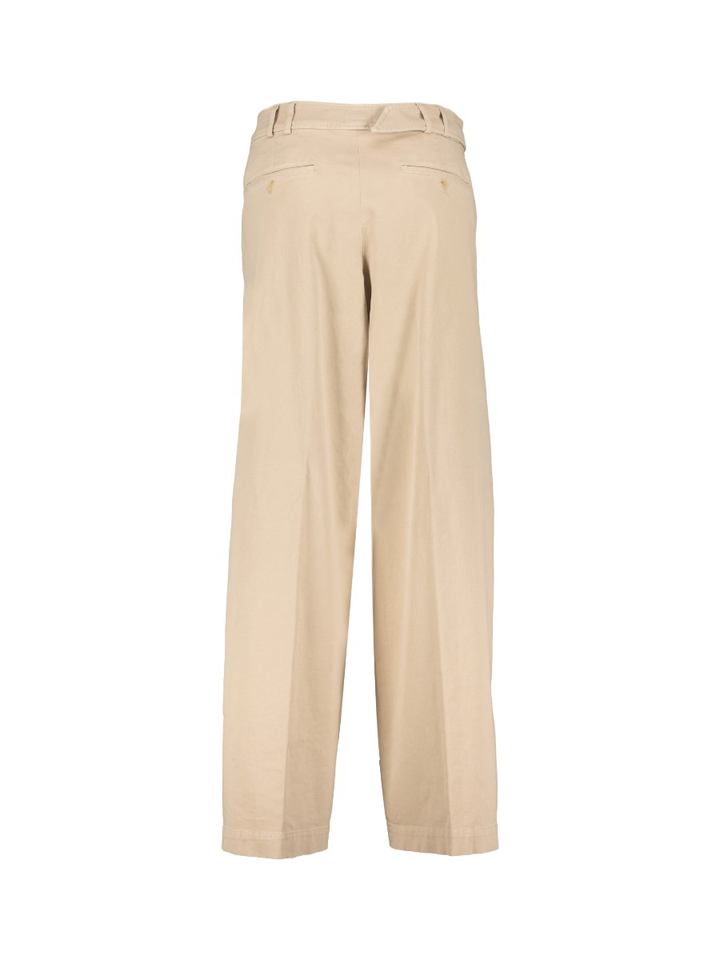 Beige wide leg broek Closed
