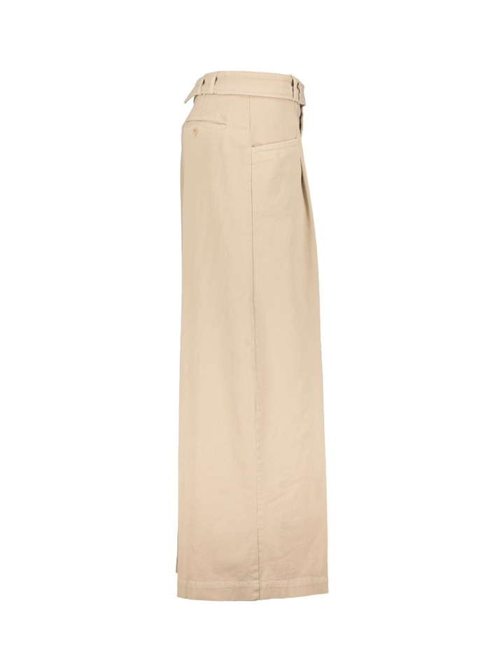 Beige wide leg broek Closed
