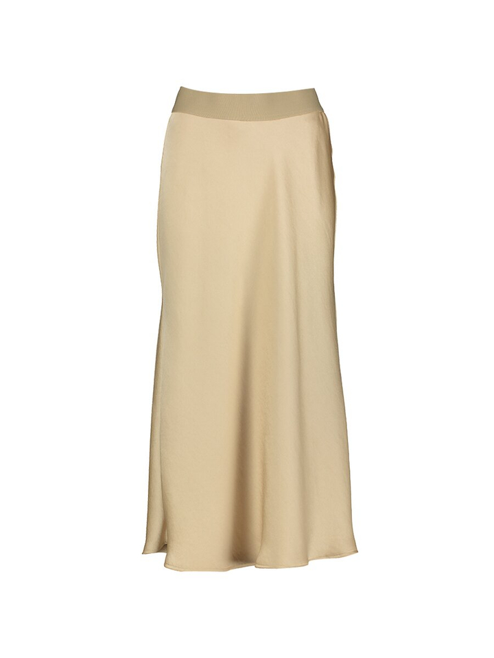 Ivoorkleurige rok in satijnlook Marie Mero