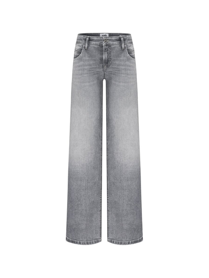 Grijze straight fit jeans Tess Cambio 