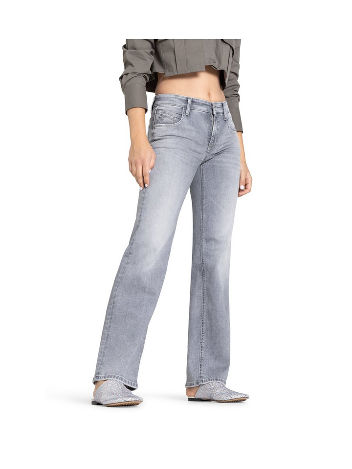 Grijze straight fit jeans Tess Cambio 