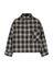 Donkerblauwe geruite blouse met geel Nikki Rae 