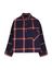 Donkerblauw met rood geruite blouse Nikki Rae 