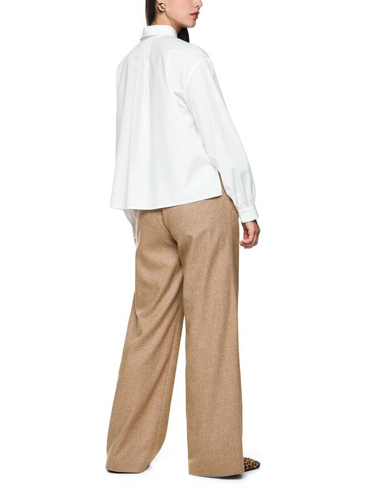 Witte katoenen blouse met knopen Marc Cain collections