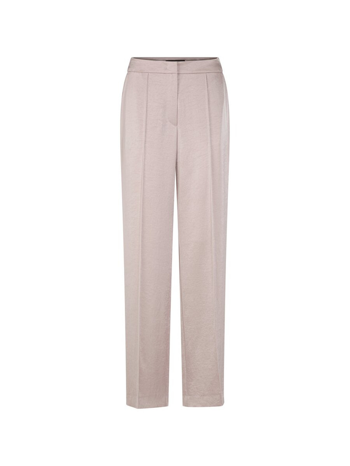 Taupe wijde broek met glans Marccain Collection