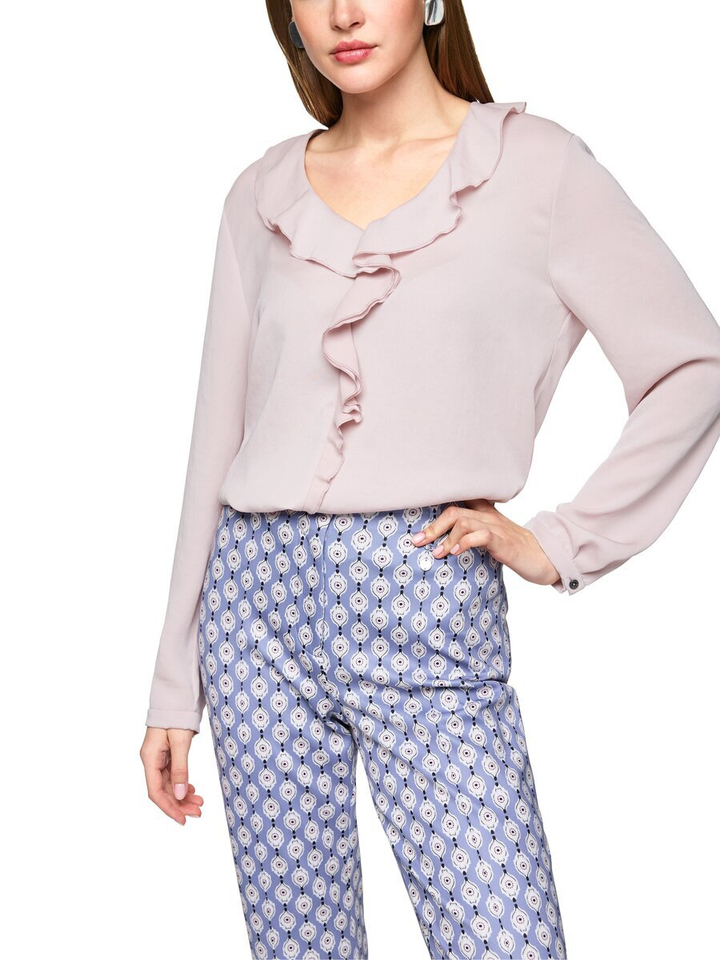 Taupe kleurige bloes Marccain Collection